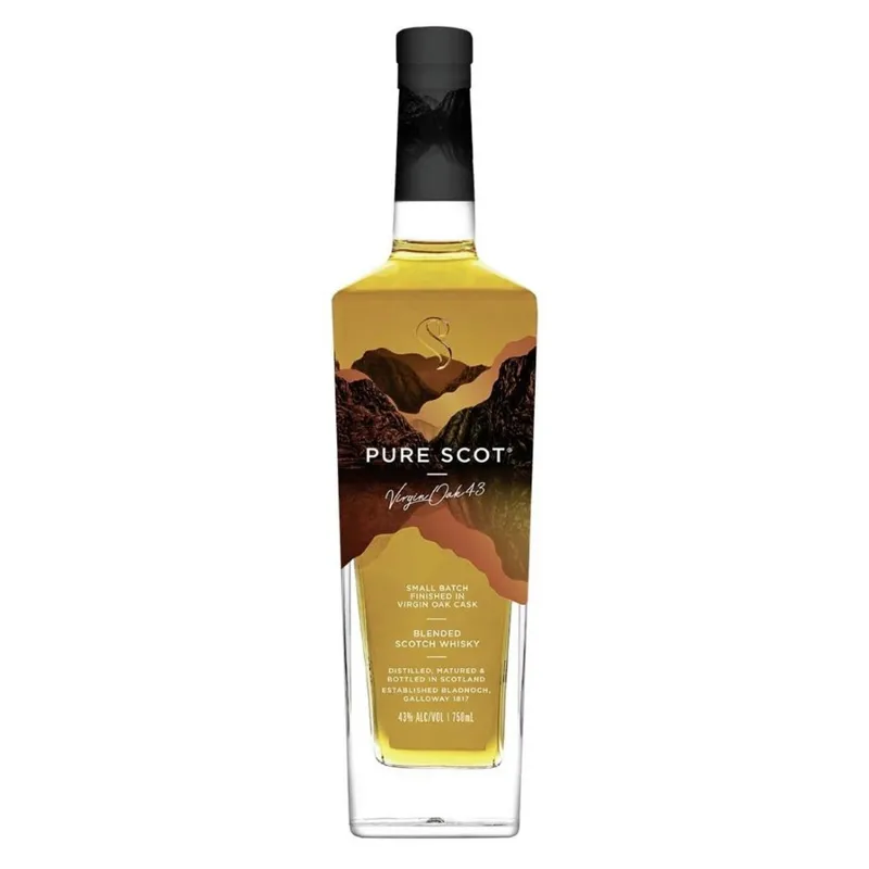 Pure Scot Small Batch Virgin Oak Cask Scotch Whisky view 1