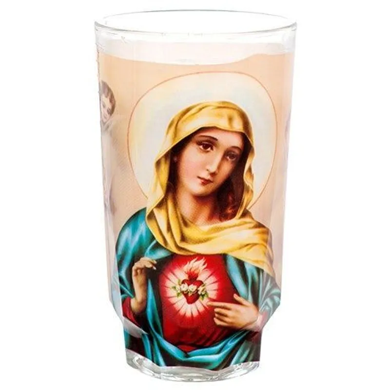 La Luz De Tu Fe Glass Jar Devotional Candle view 1