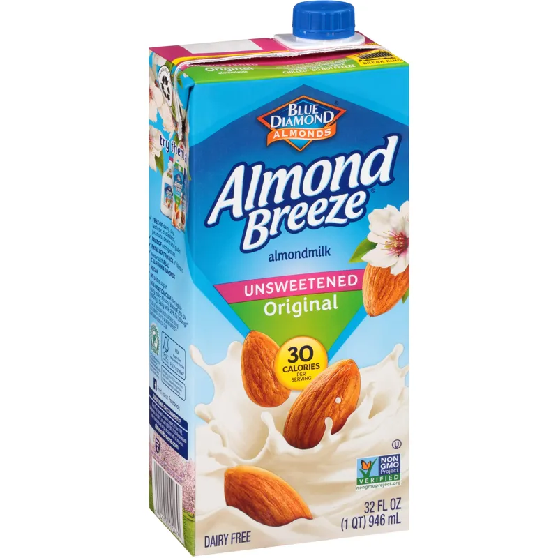 Almond Breeze Unsweetened Original view 1