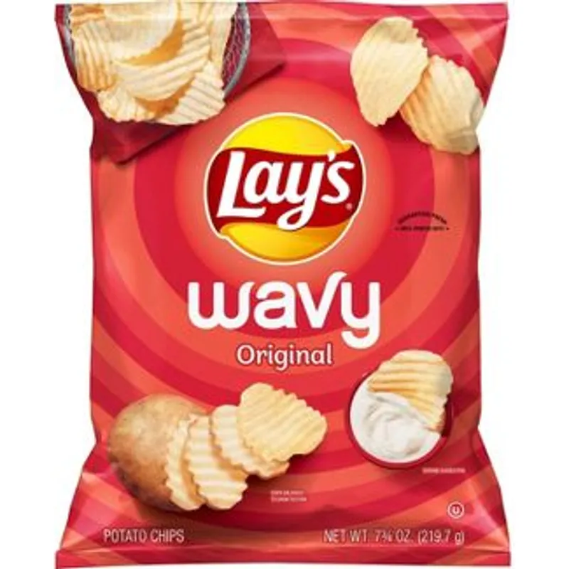 Lay's Wavy Potato Chips view 1