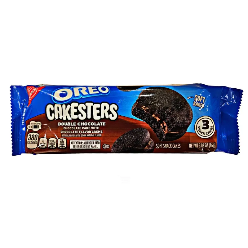 OREO Cakesters Double Chocolate Soft Snack Cakes view 1