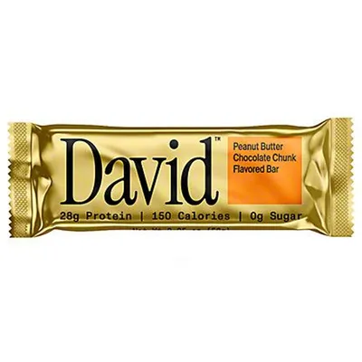 David Protein Bar Peanut Butter Chocolate Chunk 2.05 oz