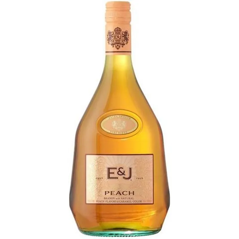 E & J Peach Brandy view 1