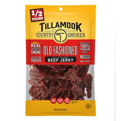 Tillamook Old-Fashioned Beef Jerky 8 oz Bag