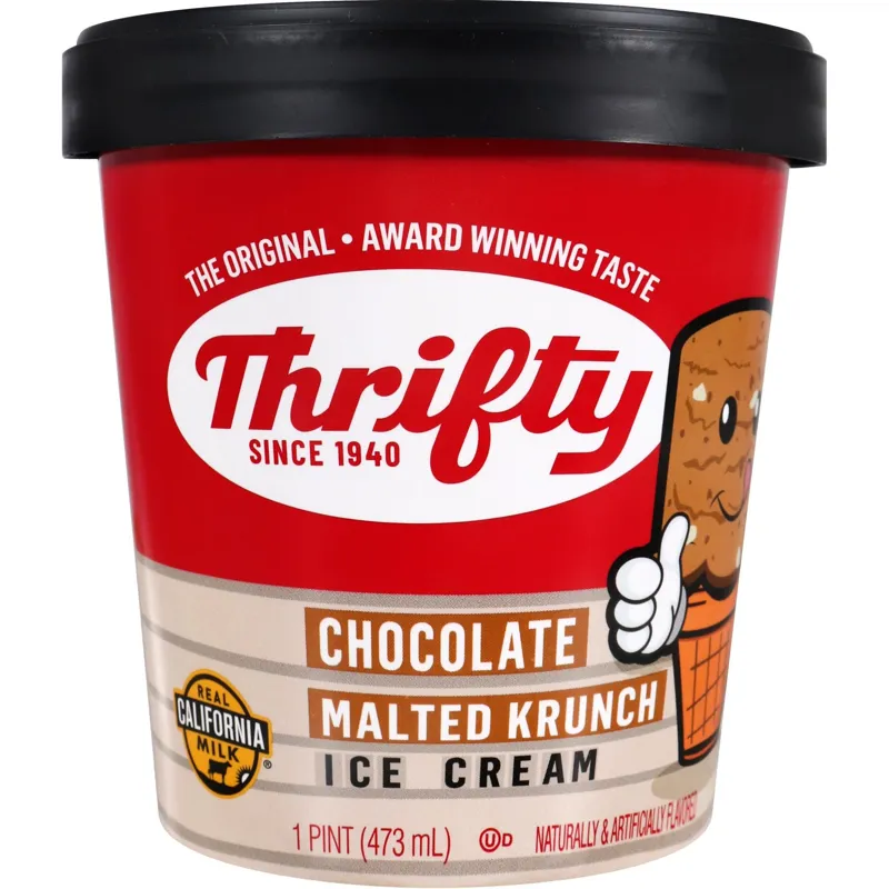 Thrifty Chocolate Malted Krunch Ice Cream view 1