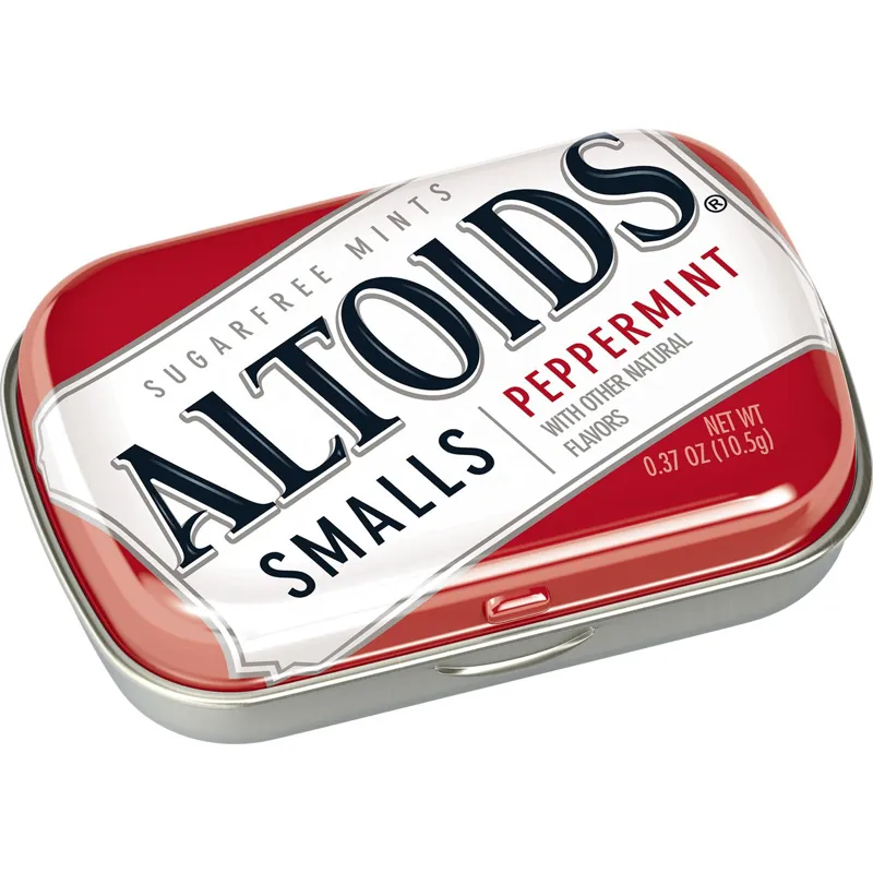 Altoids Smalls Peppermint Sugar Free Breath Mints Box view 1