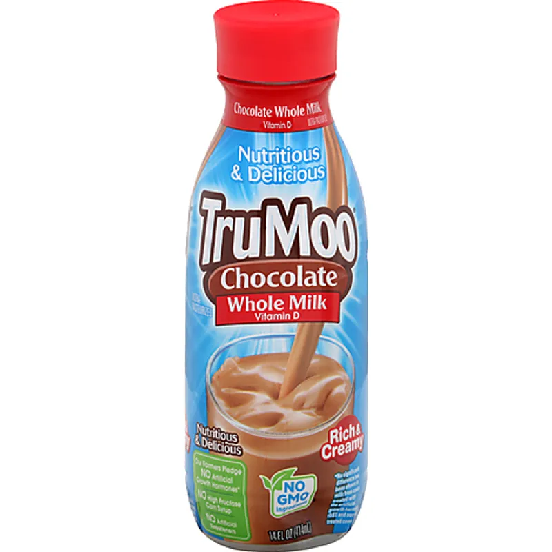 TruMoo Whole Chocolate Milk view 1