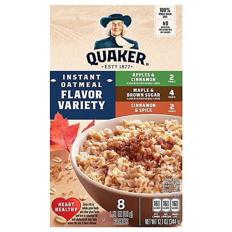 Quaker Instant Oatmeal Flavor Variety Box view 1