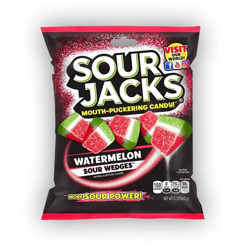 Sour Jacks Watermelon Sour Wedges view 1