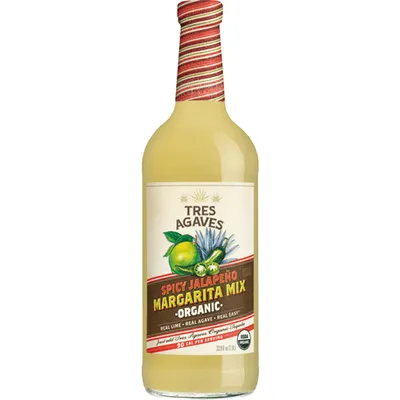 Tres Agaves Spicy Jalapeno Margarita Mix 1 L