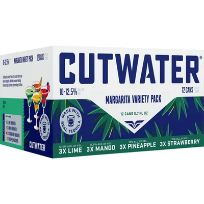 Cutwater Margarita Variety Pack 12 Pack 200 ml Cans