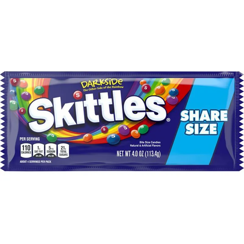 Skittles Darkside Chocolate view 1
