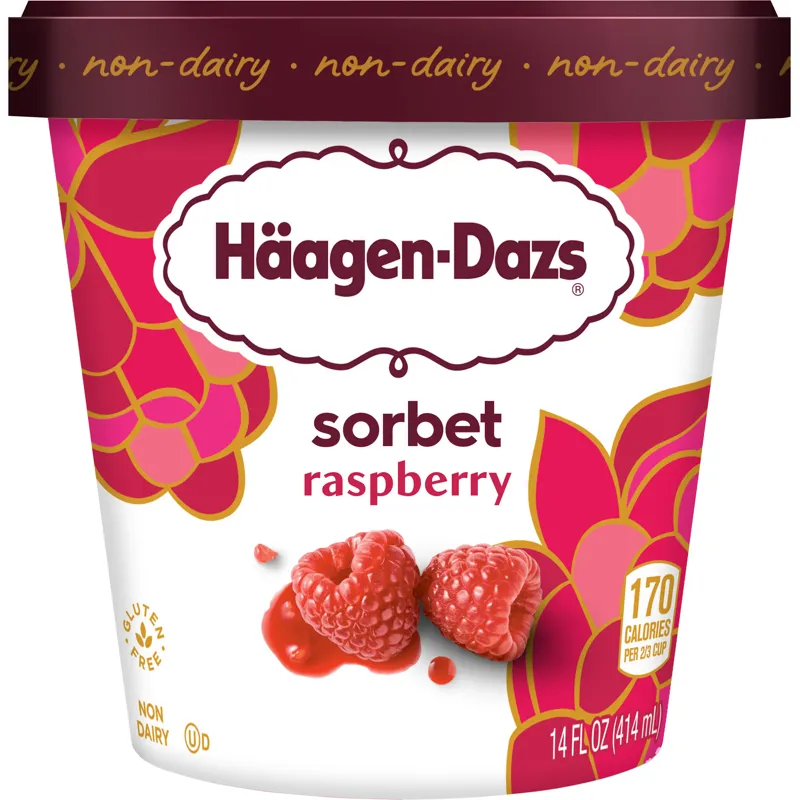 Haagen-Dazs Raspberry Sorbet view 1