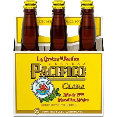 Pacifico Clara Lager Beer 24 Pack 12 oz Bottles