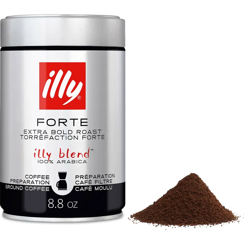 Illy Coffee Black Band Extra Dark Roast Ground Coffee view 1