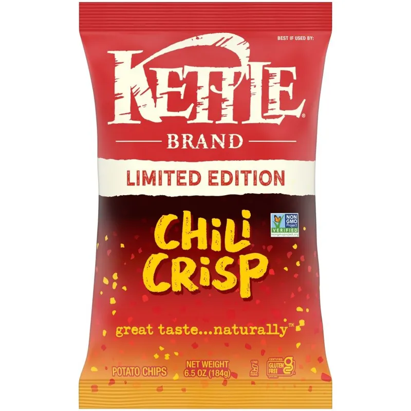 Kettle Brand Chili Crisp Potato Chips view 1