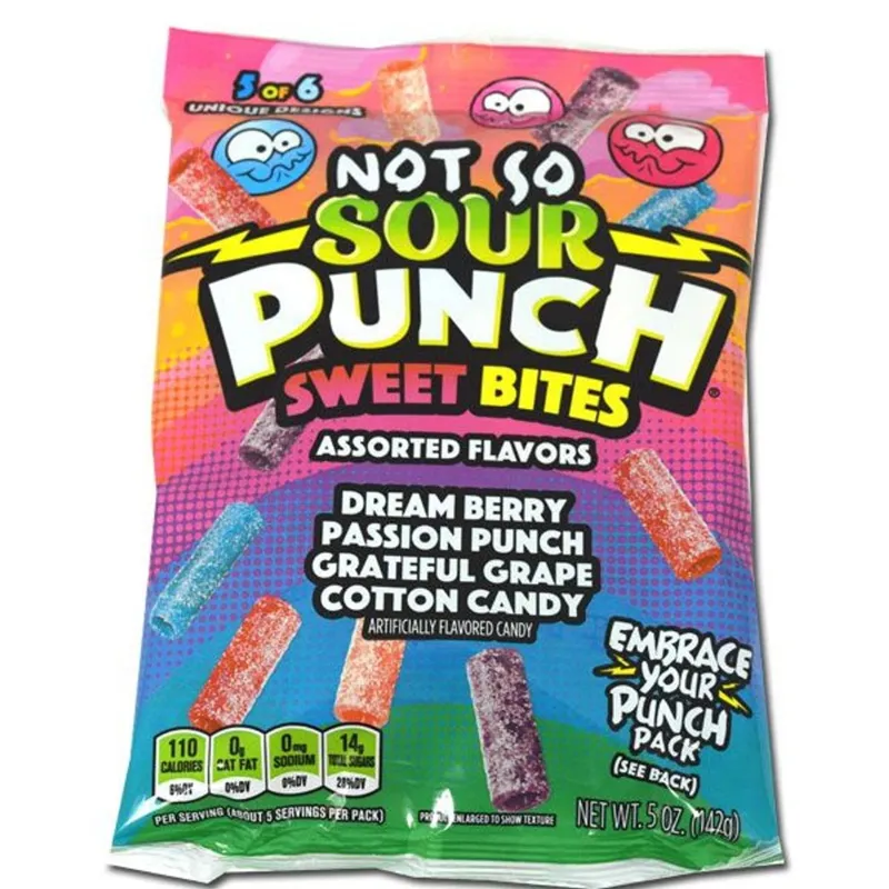Sour Punch Not So Sour Sweet Bites Assorted Flavors view 1