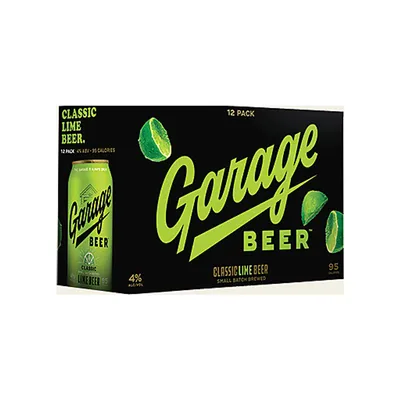 Garage Beer Classic Lime 12pk 12oz Cans