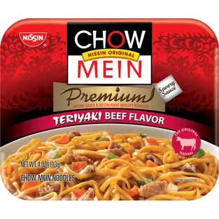 Nissin Chow Mein Teriyaki Beef Flavor Box