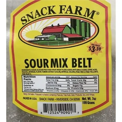 Snack Farm Sour Mix Belts 7 oz