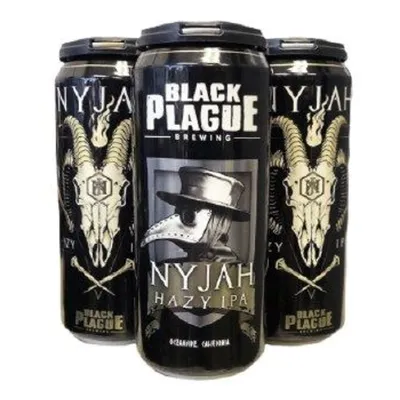 Black Plague Nyjah Hazy IPA 4-pack 16 oz can