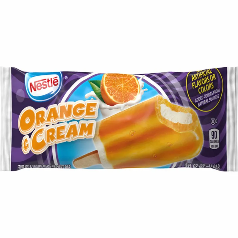 Nestle Orange & Cream Ice Cream Bar view 1