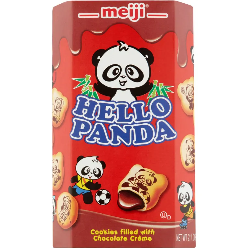 Meiji Hello Panda Chocolate Creme Filled Cookies view 1