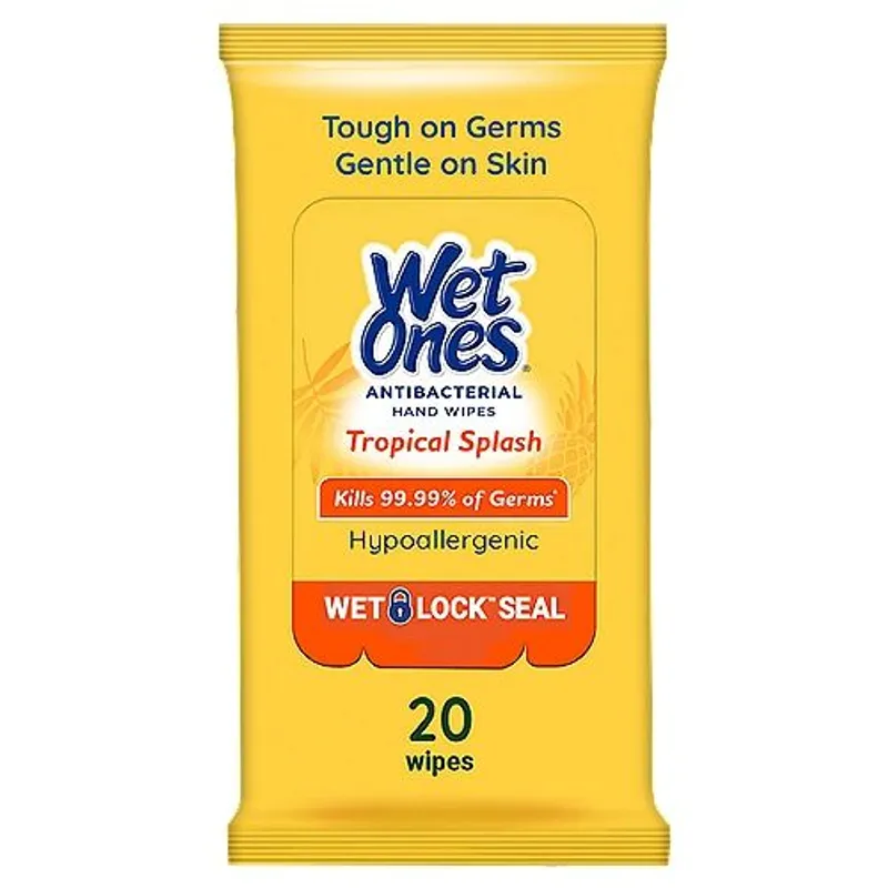 Wet Ones Citrus Antibacterial Hand Wipes view 1