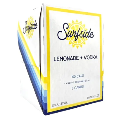 Surfside Lemonade + Vodka 4 Pack 12 oz Cans
