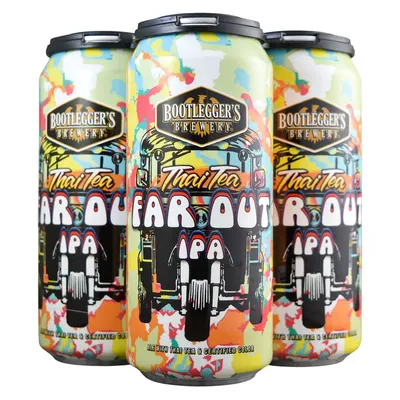 Bootlegger's Brewing Far Out Thai Tea IPA 4-pack 16 oz cans