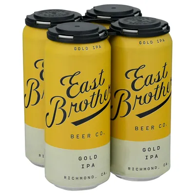 East Brother Gold IPA 4pk 64oz can