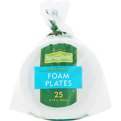 Springfield Soak-Proof Foam Plates n/act Unit n/act Unit