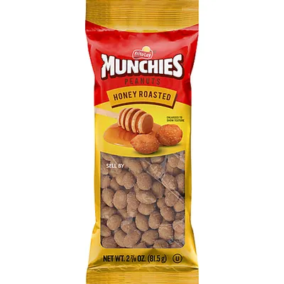 Munchies Peanuts, Honey Roasted 2.87oz Bag