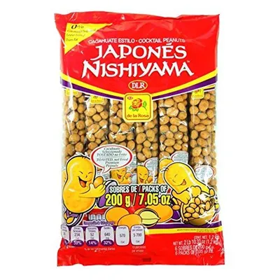 De La Rosa Nishiyama Japanese-Style Coated Peanuts 6 oz Bag