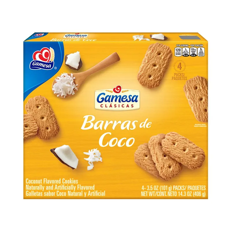 Gamesa Barras de Coco Box view 1