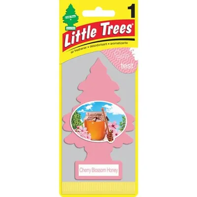 Little Trees Cherry Blossom Honey Car Air Freshener 1 ctct