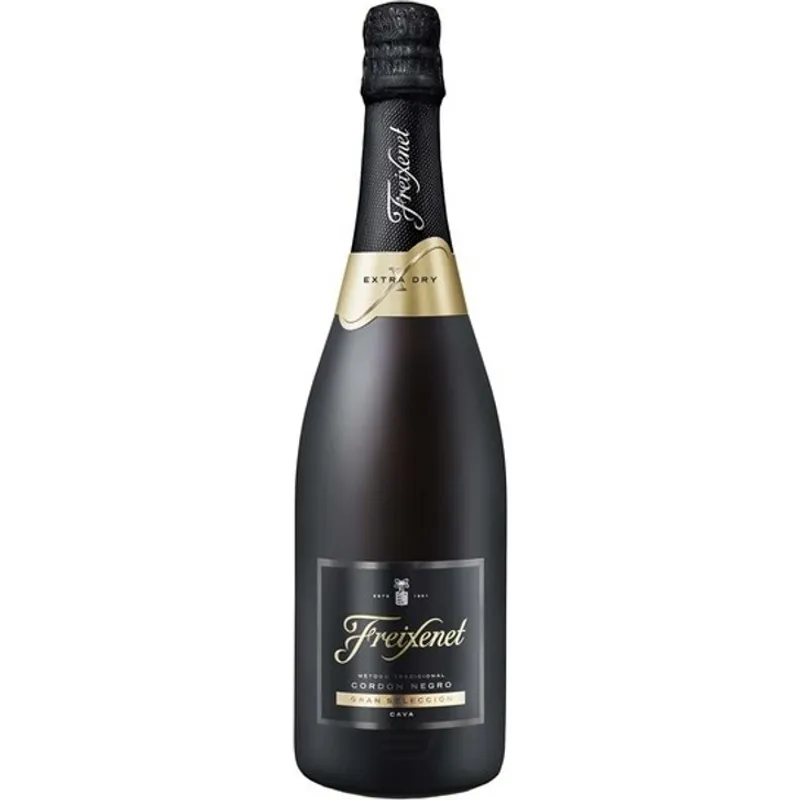 Freixenet Cordon Negro Extra Dry Champagne Blend Sparkling Wine view 1