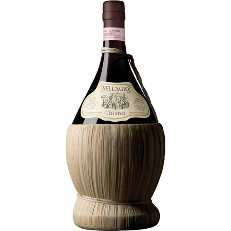 Bellagio Chianti Straw Basket Sangiovese Blend view 1