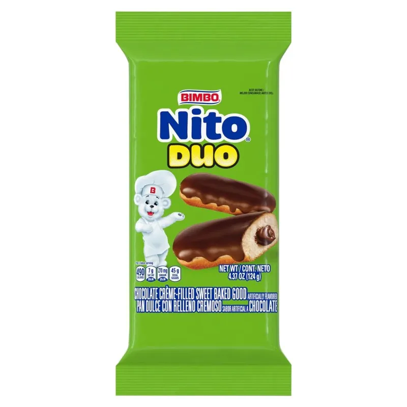 Bimbo Nito Duo Chocolate Creme-Filled Sweet Baked Good view 1