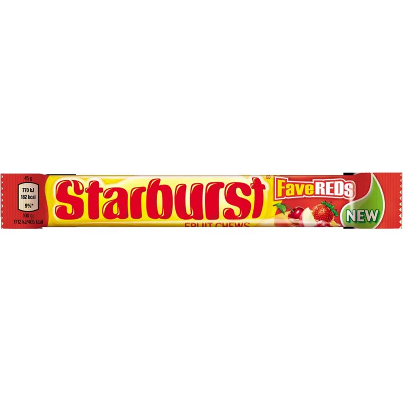 Starburst FaveReds Fruit Chews Candy view 1