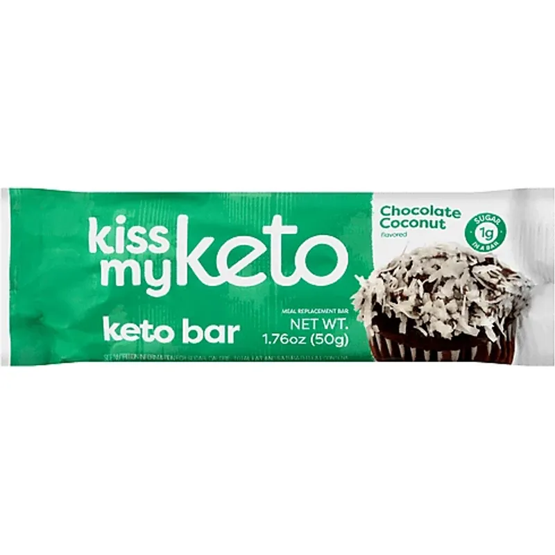 Kiss My Keto Keto Bar Chocolate Coconut view 1