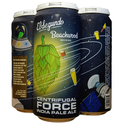 El Segundo Brewing x Beachwood Brewing Centrifugal Force IPA 4-pack 16 oz cans