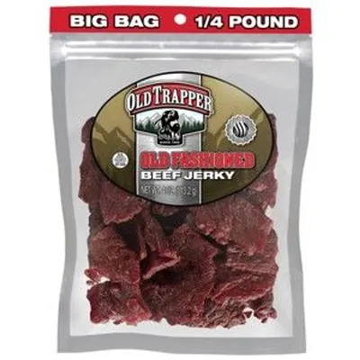 Old Trapper Old Fashioned Beef Jerky 4 oz Bag