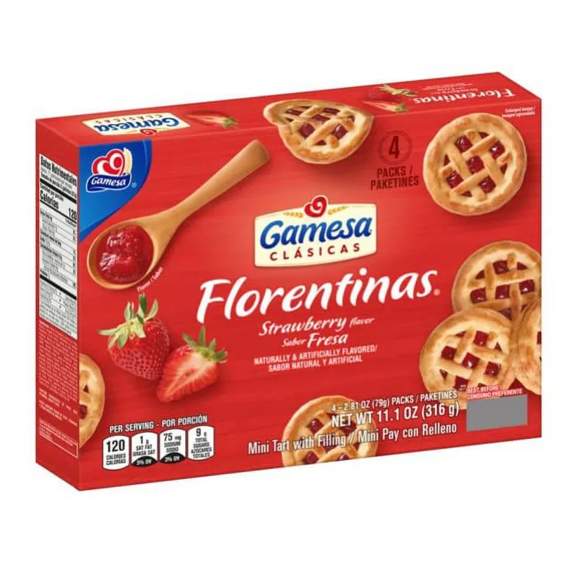 Gamesa Florentinas Strawberry Mini Tarts with Filling Box view 1