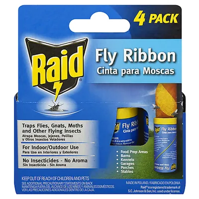 Raid Fly Ribbon 4 Pack Boxs