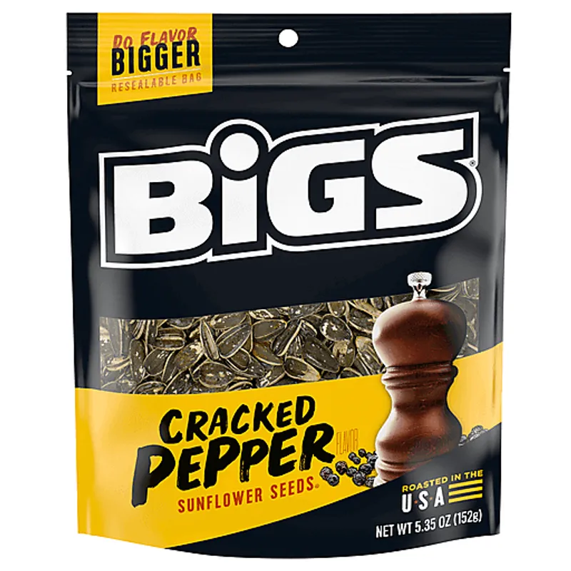 BIGS Cracked Pepper Sunflower Seeds view 1
