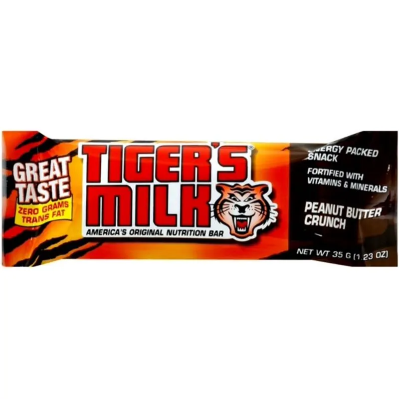 Schiff Tiger's Milk Rich Peanut Butter Crunch Nutrition Bars view 1