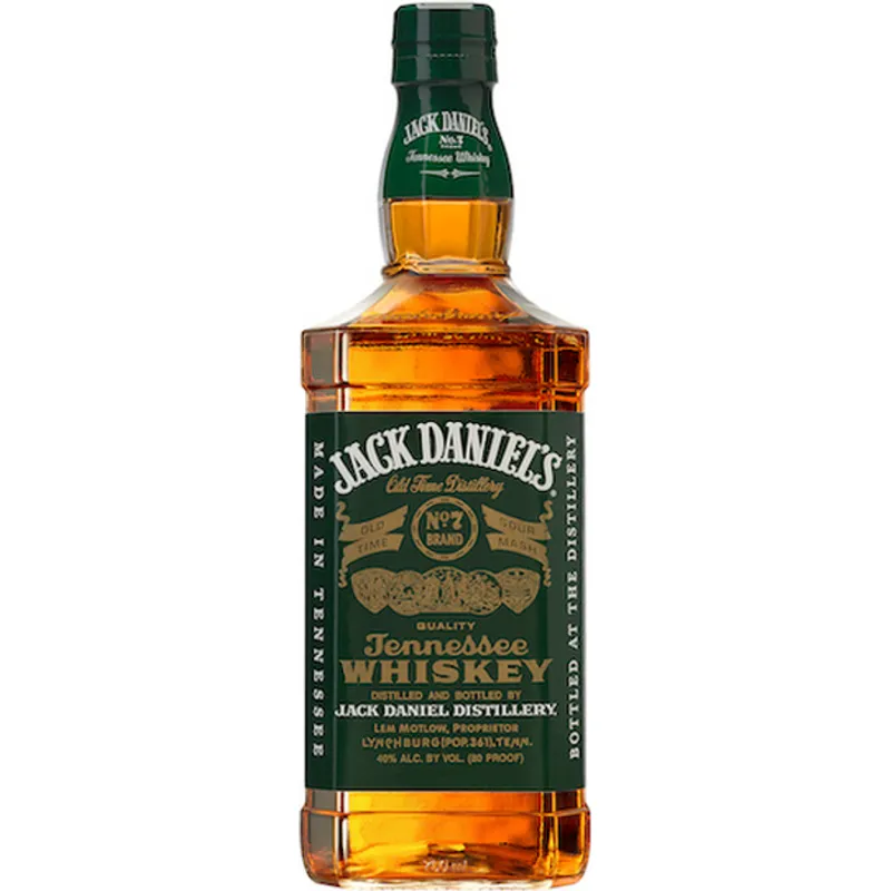 Jack Daniels Old No. 7 Tennessee Whiskey Green Label view 1