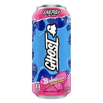 Ghost Energy Drink Bubblicious Cotton Candy 16 oz Can