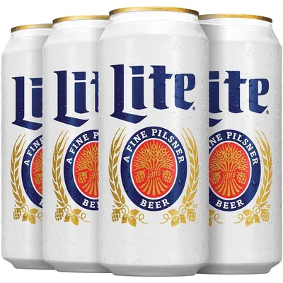 Miller Lite 6 Pack 16 oz Can